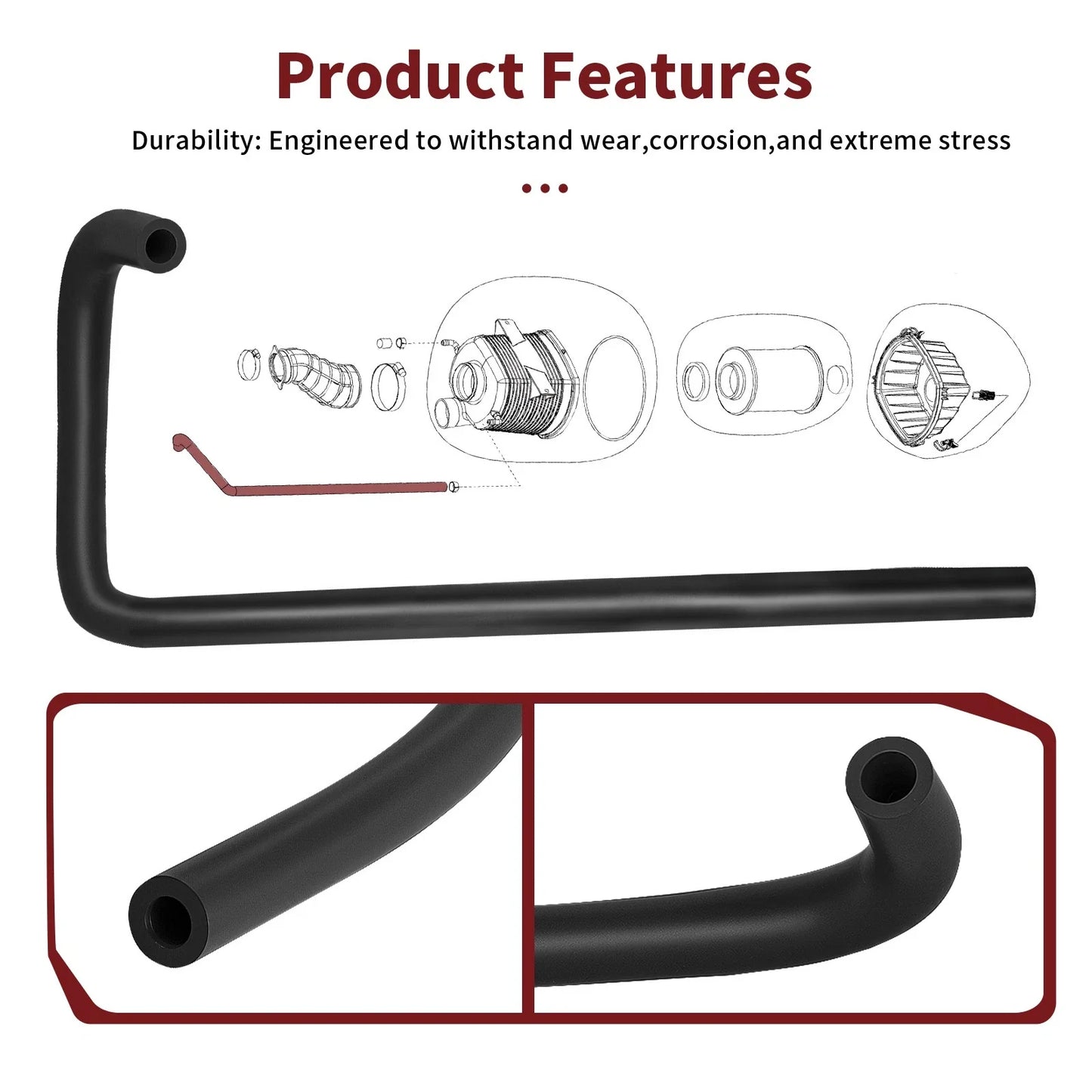 Breather Hose for Polaris Ranger 800 Mid-Size (2013–2014)