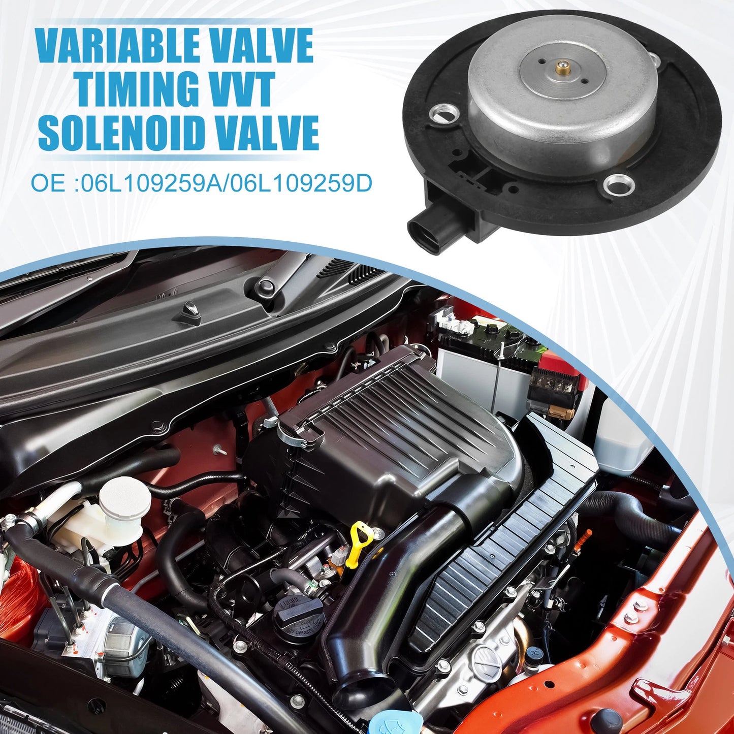 VVT Solenoid Valve No. 06L109259A for Audi A4 (2009–2014)