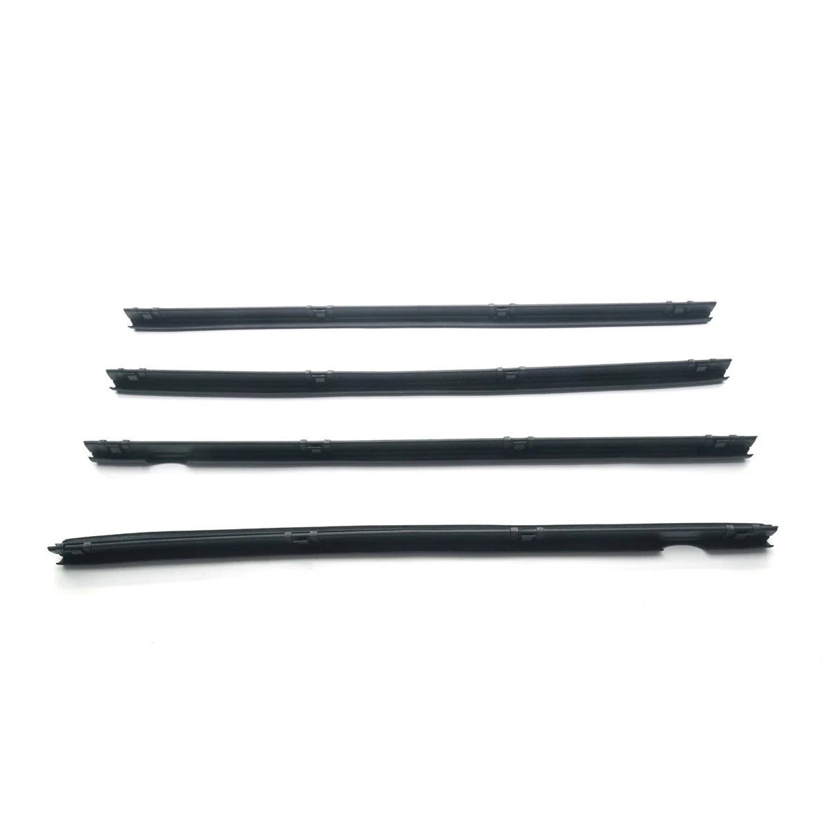 Set of 2 Rear Door Glass Weatherstrips for Toyota Starlet (1978–1984)