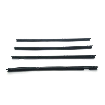 Set of 2 Rear Door Glass Weatherstrips for Toyota Starlet (1978–1984)