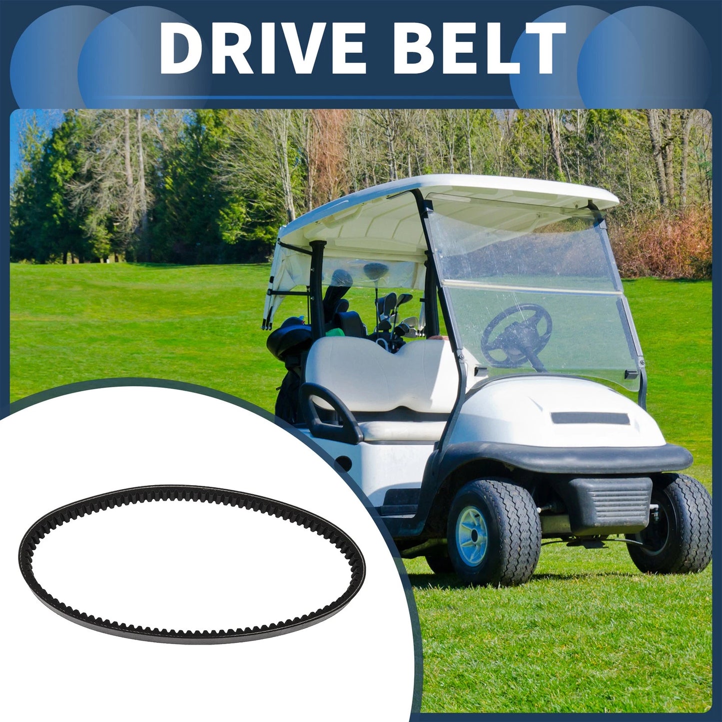Drive Belt V-Belt for Yamaha G2 G8 G9 G11 G14 G16 G19 G20 G21 G22 (4 Cycle Gas)