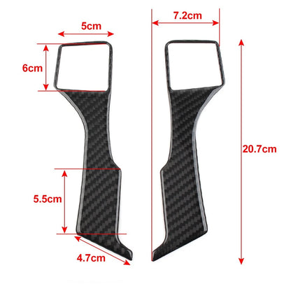 2X Steering Wheel Panel Cover Trim for Toyota Land Cruiser Prado (2010–2018)
