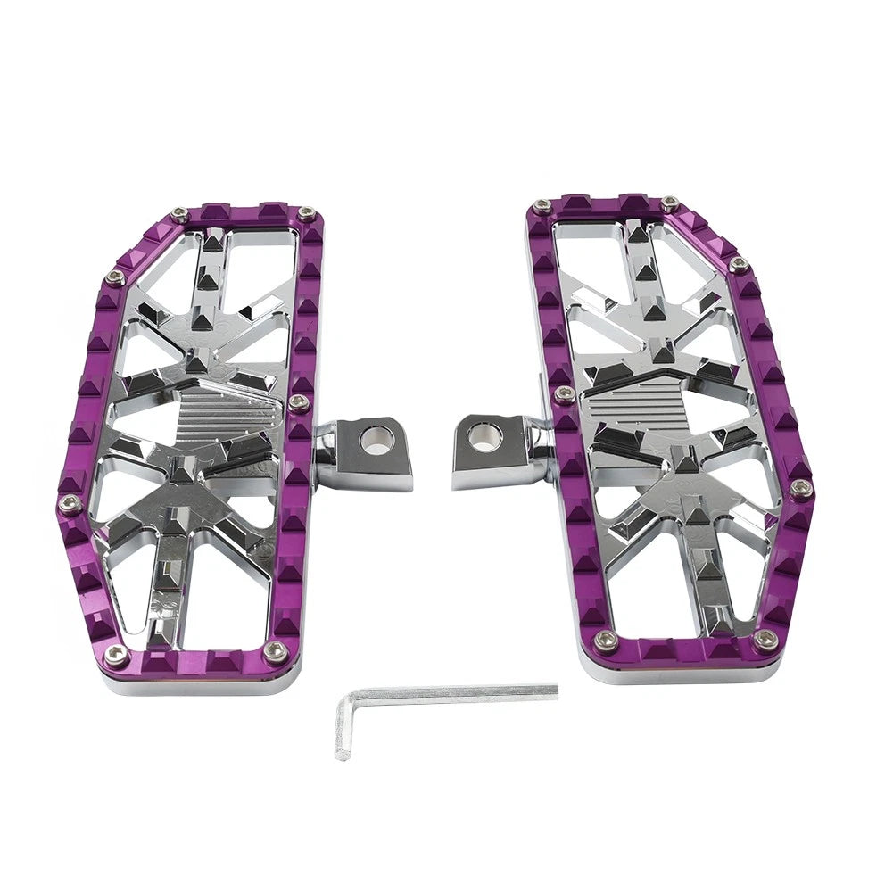 Rear Passenger Footpeg Footrest for Harley Road King Electra Glide Fat Boy