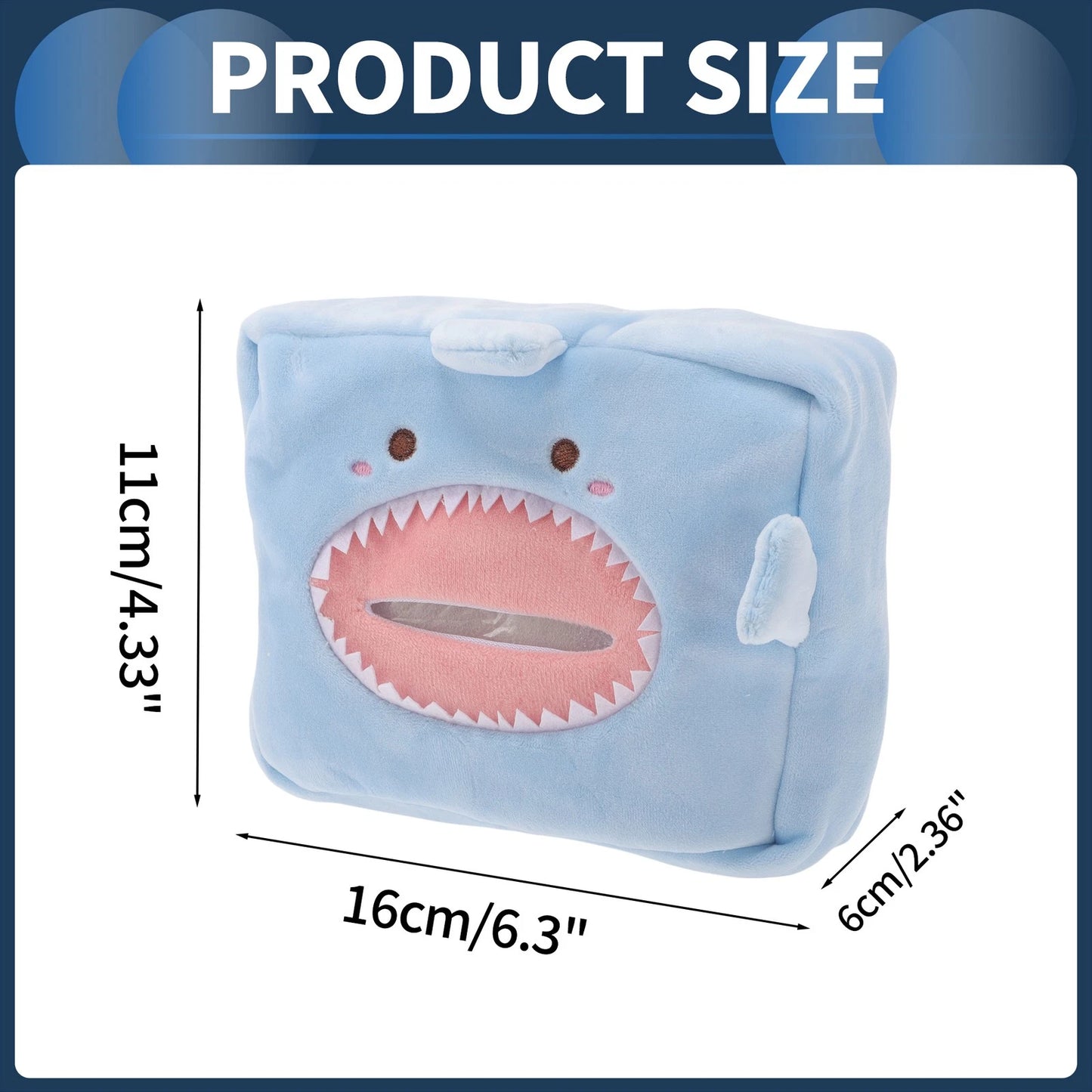 Tissue Holder for Car (Light Blue)