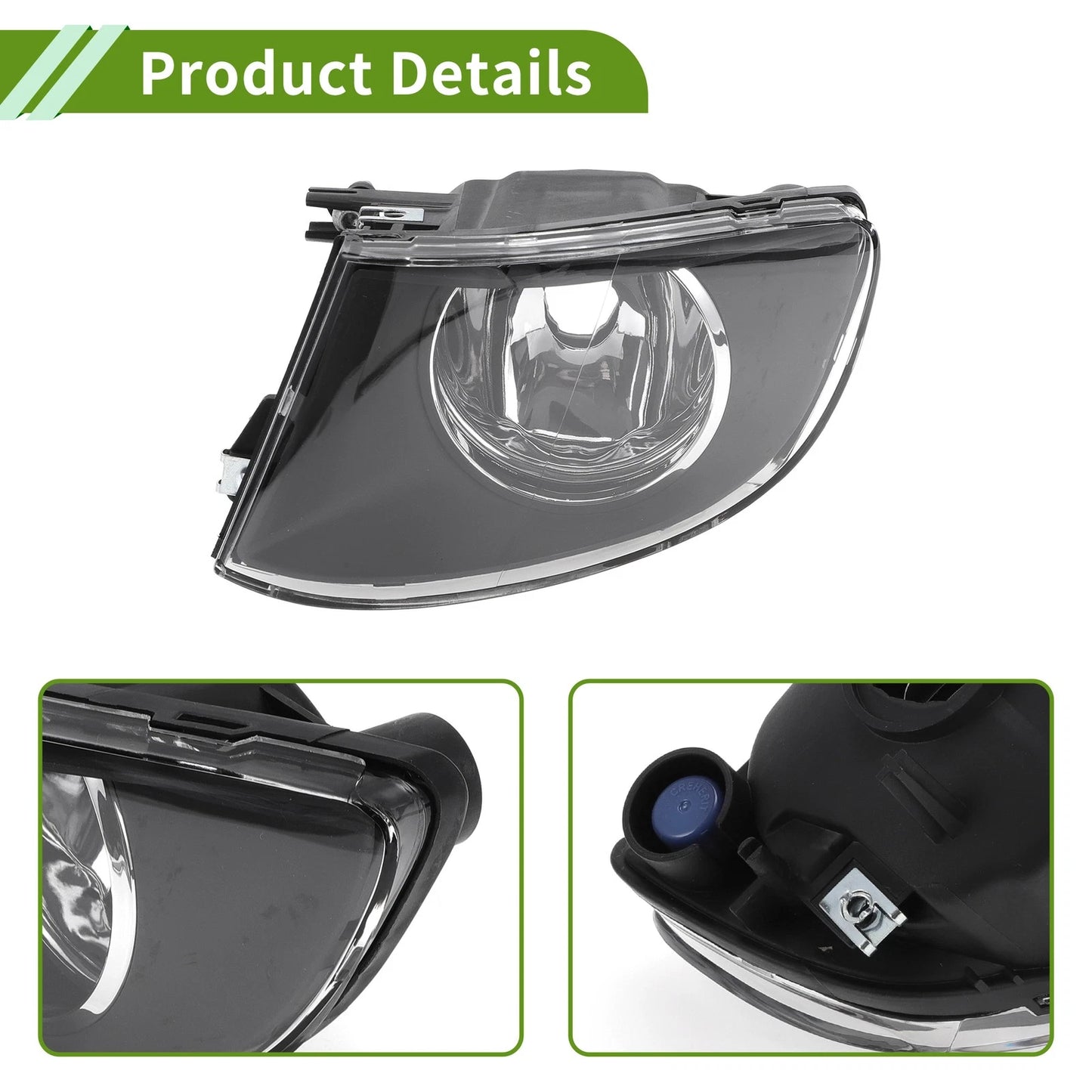1 Pc Left Fog Light Grill for BMW 3 Series (2007–2011) No. 63176937465