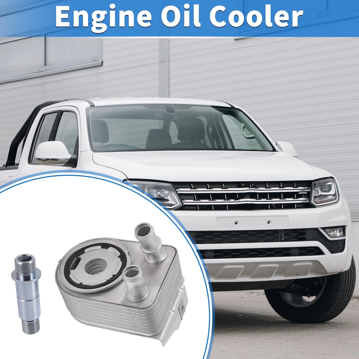 Engine Oil Cooler with Seals & Bolt for Jeep Renegade Cherokee (2015–2023) No.05048119AA