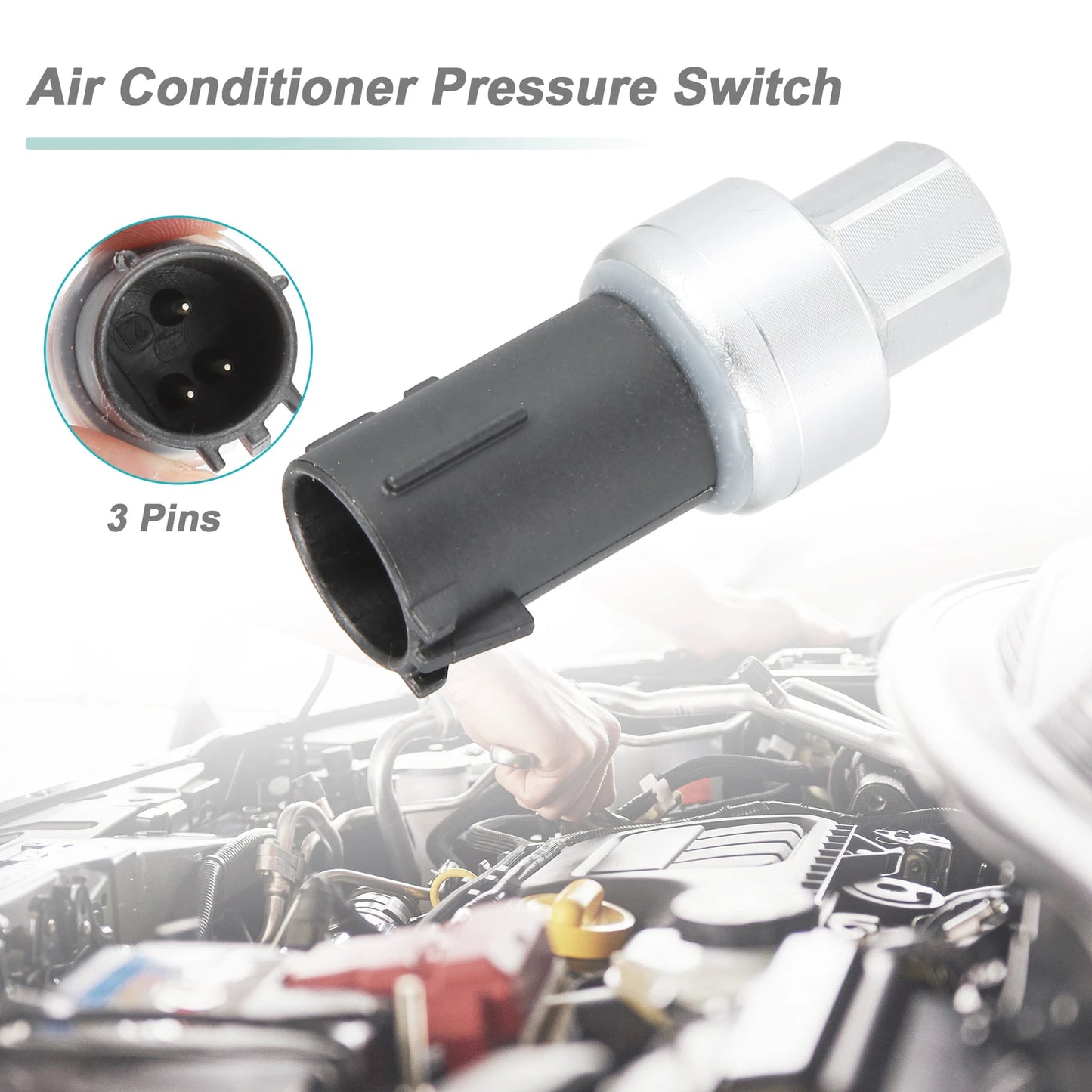 A/C Pressure Sensor No. 6F9Z19D594AA for Ford Crown Victoria (1992–2011)