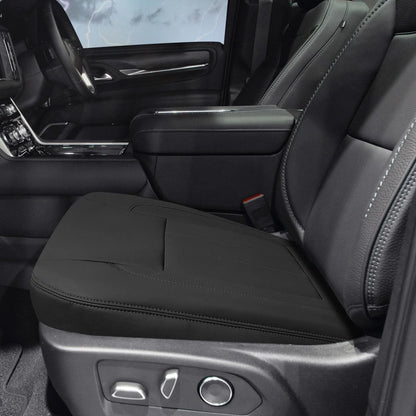 Black Faux Leather Seat Bottom Cover for Dodge Ram