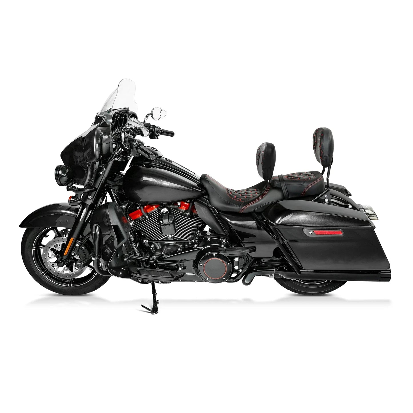 Driver & Passenger Seats with Backrest for Harley CVO Road Street Glide (09-23)