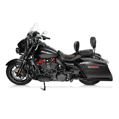 Driver & Passenger Seats with Backrest for Harley CVO Road Street Glide (09-23)