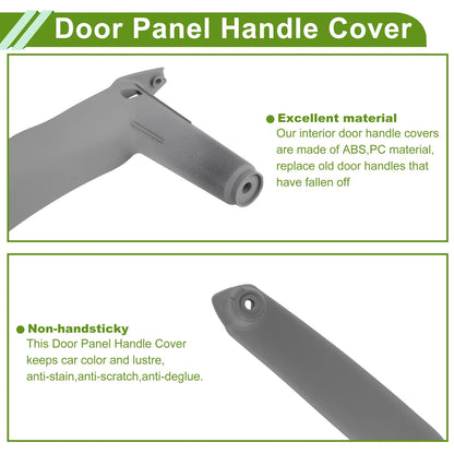 Door Panel Handle Pull Trim Cover for BMW X5 E70 (2007–2013) No. 51416969404 Gray Black
