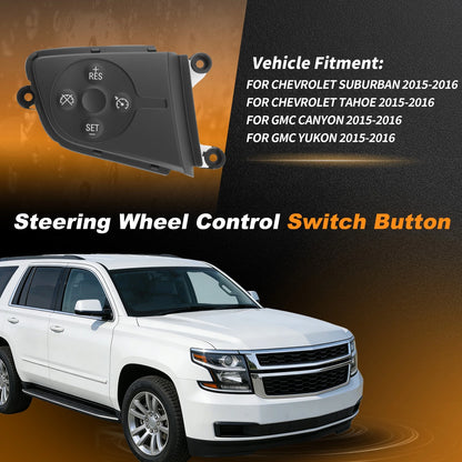Steering Wheel Button Left Side for Chevrolet Suburban (2015–2016) No.23134230