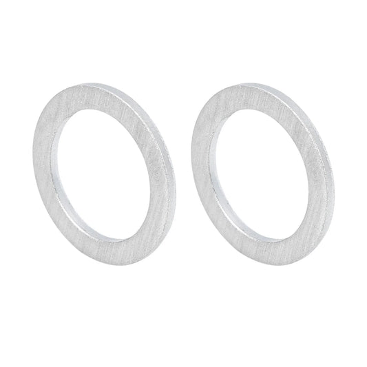 10 x M20 Silver Tone Oil Drain Plug Gaskets for Honda (94109-20000)