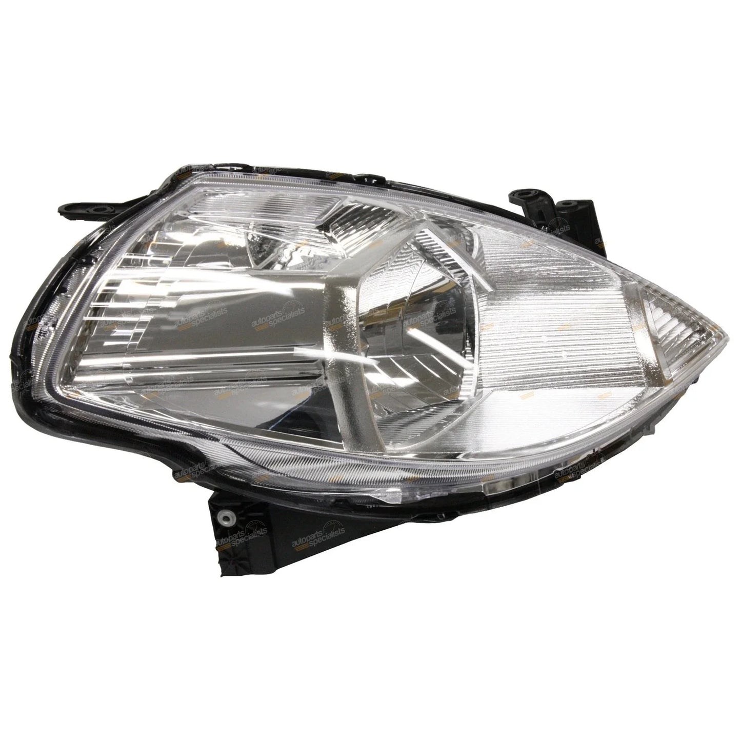 LH+RH Chrome Headlights Pair for Nissan Tiida C11 Sedan/Hatch (2006 - 2009)