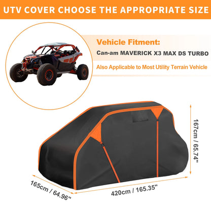Waterproof UTV Cover for Can-Am Maverick X3 Max DS Turbo