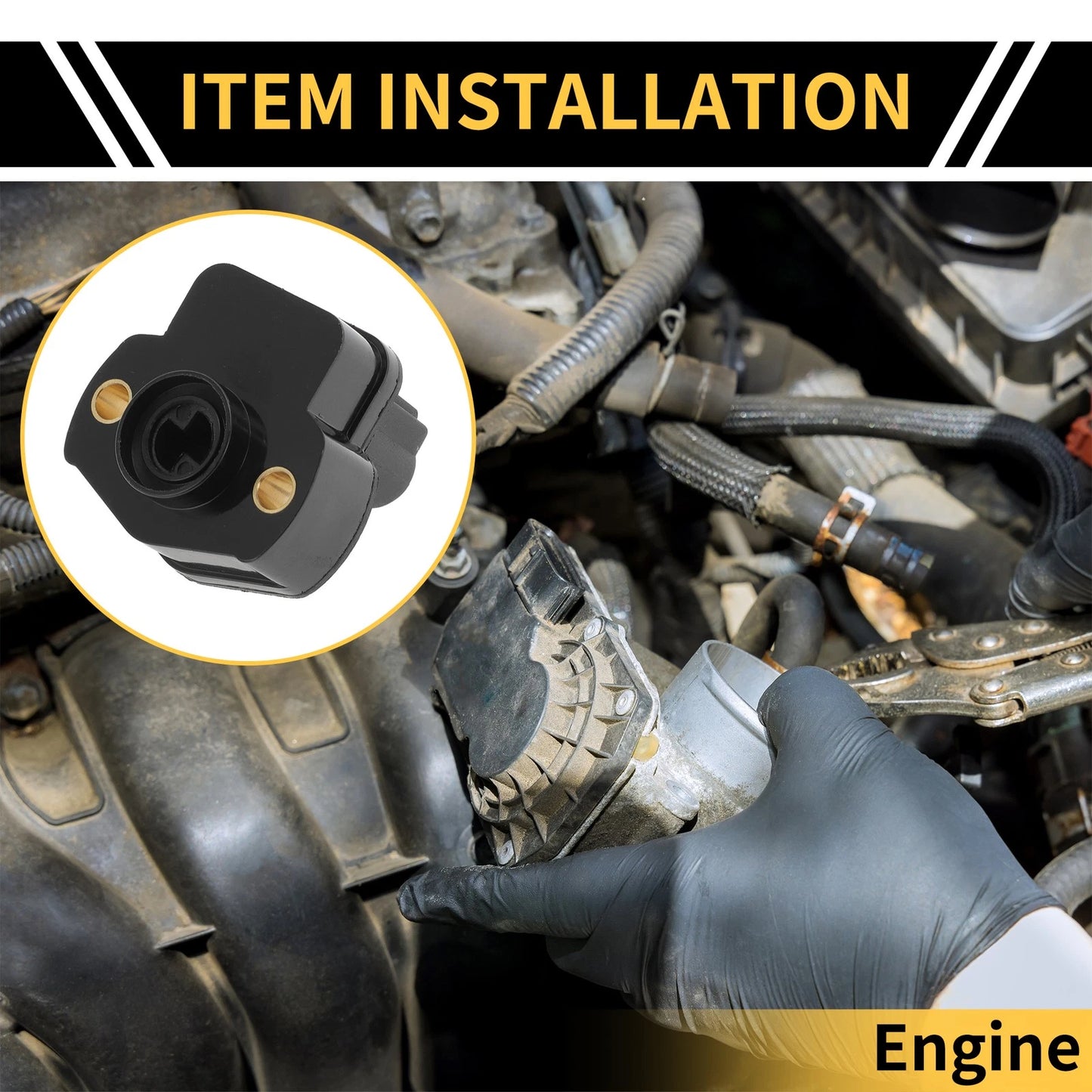 Throttle Position Sensor TPS for Jeep Liberty (2002–2006) No. 5086203AA/68404428AA