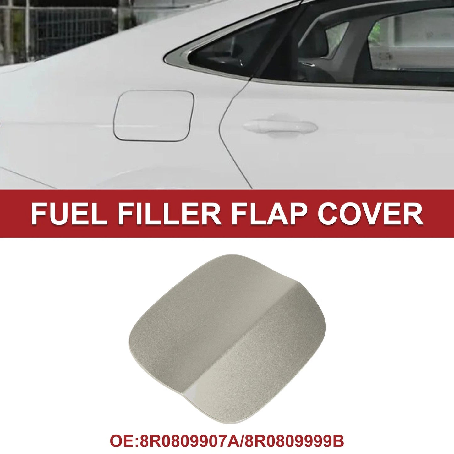 Fuel Tank Door Cap for Audi Q5 8RB (2010–2016) Fuel Filler Flap Cover Beige