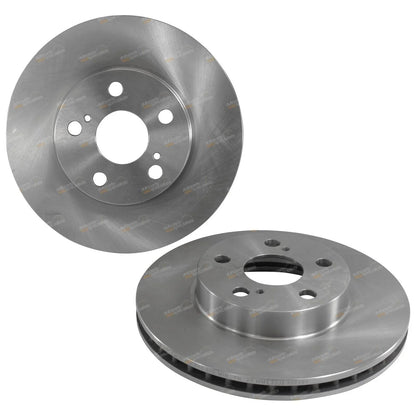 2 x Front Disc Brake Rotors for Toyota Prius NHW20R (2003–2009)