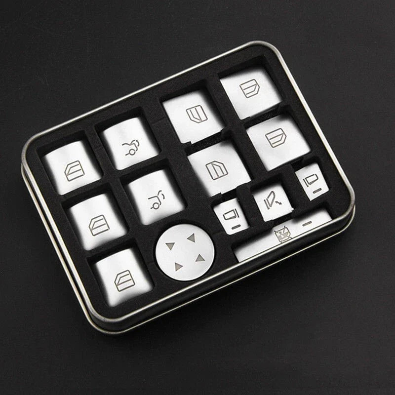 Button Switch Trim Accessories for Mercedes W204/W212 (2007–2013)