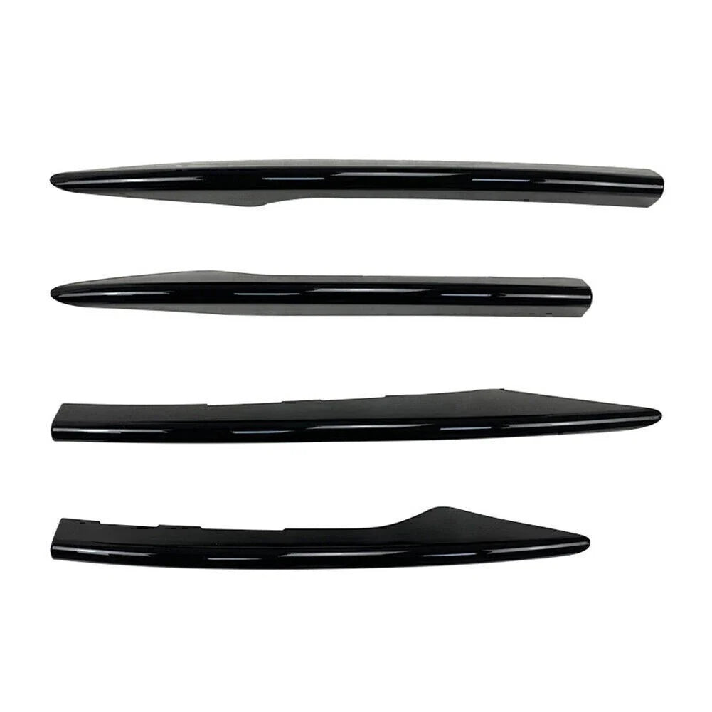 4x Fog Light Cover Trim for Mercedes Benz E-Class W213 (2021+) Black