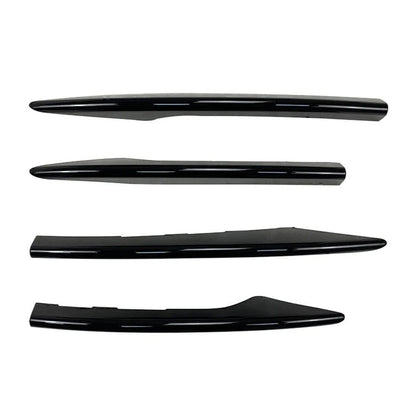 4x Fog Light Cover Trim for Mercedes Benz E-Class W213 (2021+) Black