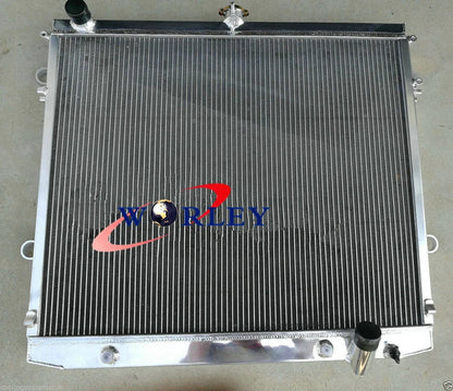 Aluminum Radiator + Fan for Land Cruiser VDJ200R 200 Series 4.5TD V8 Diesel
