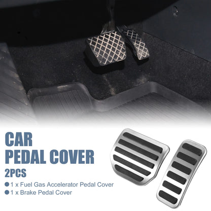 2X Brake Pedal Pad Gas Accelerator Cover for Land Rover Range Rover