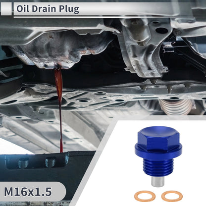 Set of 1 M16x1.5 Engine Oil Drain Plug with Gasket for Car Motorcycle Boat