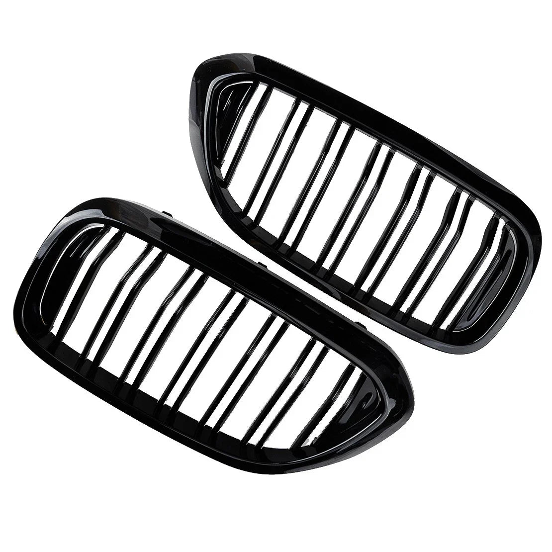2 x Double Bridge Radiator Grille for BMW 5 Series G30 G31 (2017-2019)