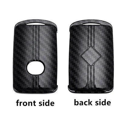 1 x Carbon Fiber Key Fob Cover for Mazda 3 CX-30 CX-5 CX-50 (2019–2024)