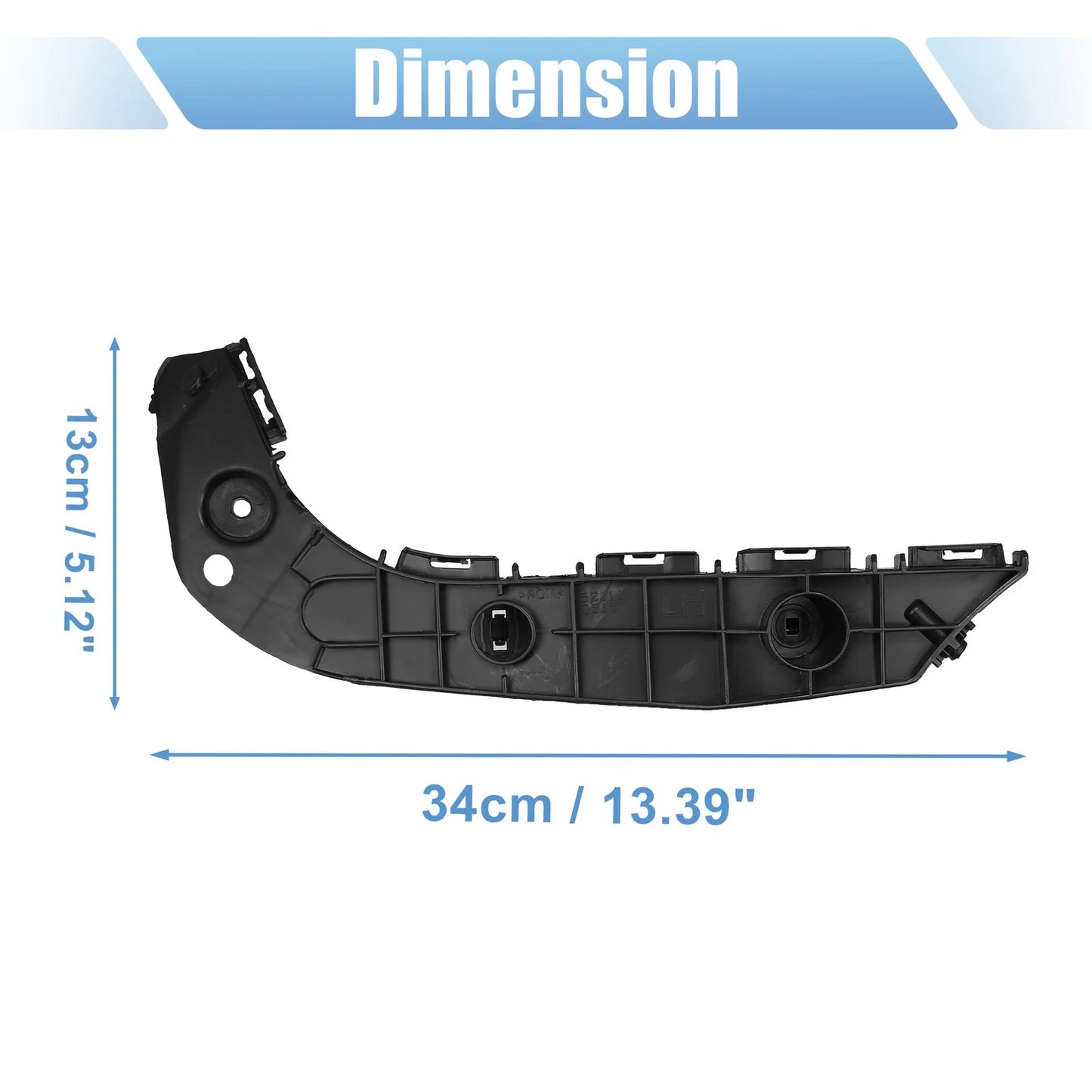 Set of 2 Front Bumper Mounting Support Brackets 5211535153 for Toyota 4Runner