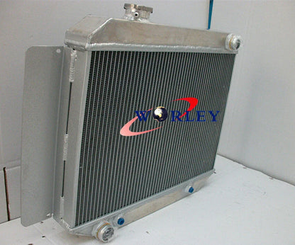 3ROW Aluminum Radiator + Fan for Holden Kingwood Torana (HG-HZ)