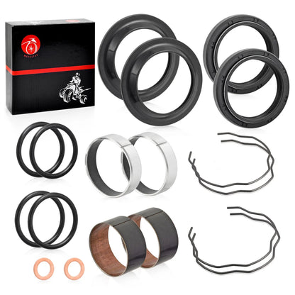 Fork Bushing Dust Oil Seals Kawasaki KLR650 Traveler/Adventure ABS (2008–2023)