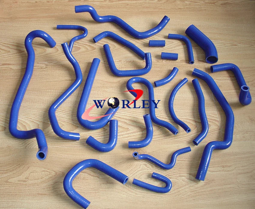 25PCS Silicone Radiator Hoses for Nissan Silvia 180SX 200SX S13 (89-94)