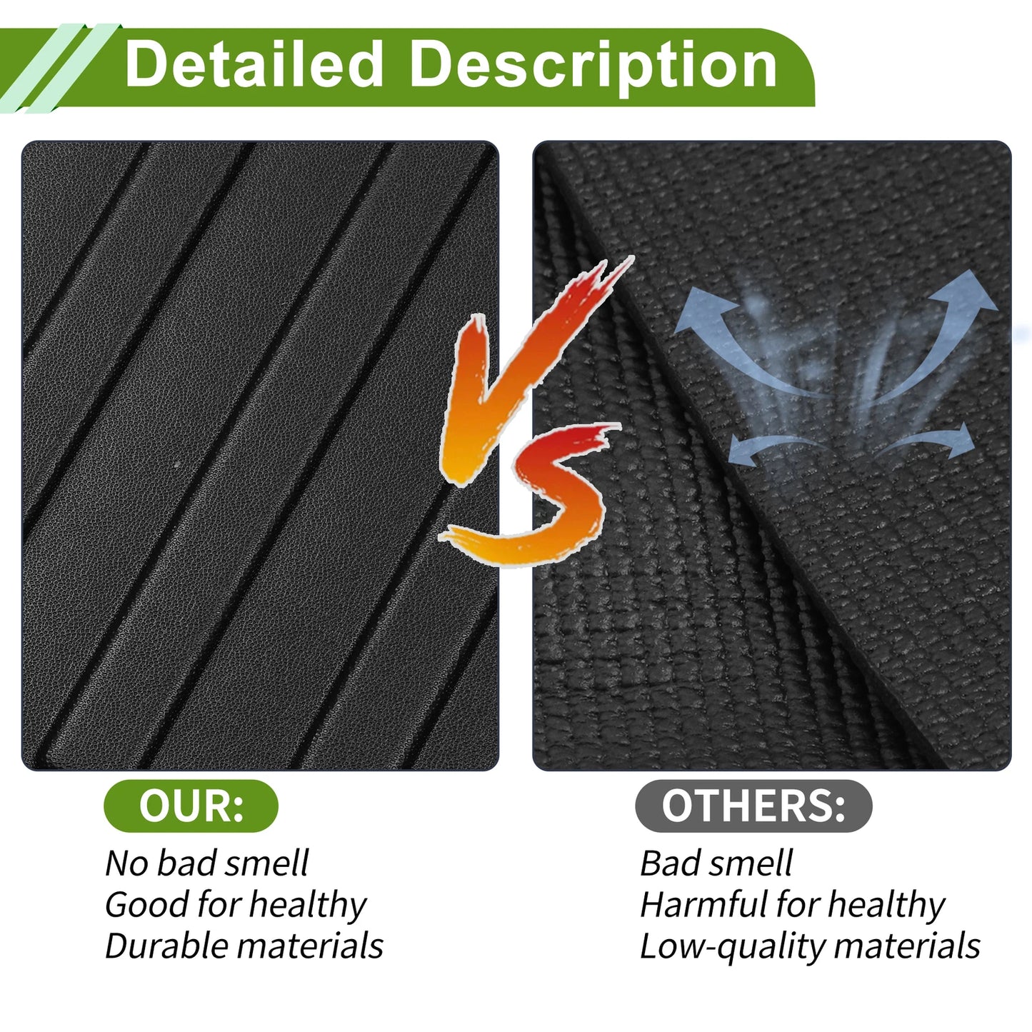 Cargo Liner Rear Trunk Mat for Nissan Sentra (2020–2024) Vertical Stripes