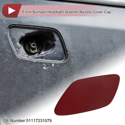 Bumper Trim Nozzle Cover Dark Red for BMW Z4 (2009-2016)