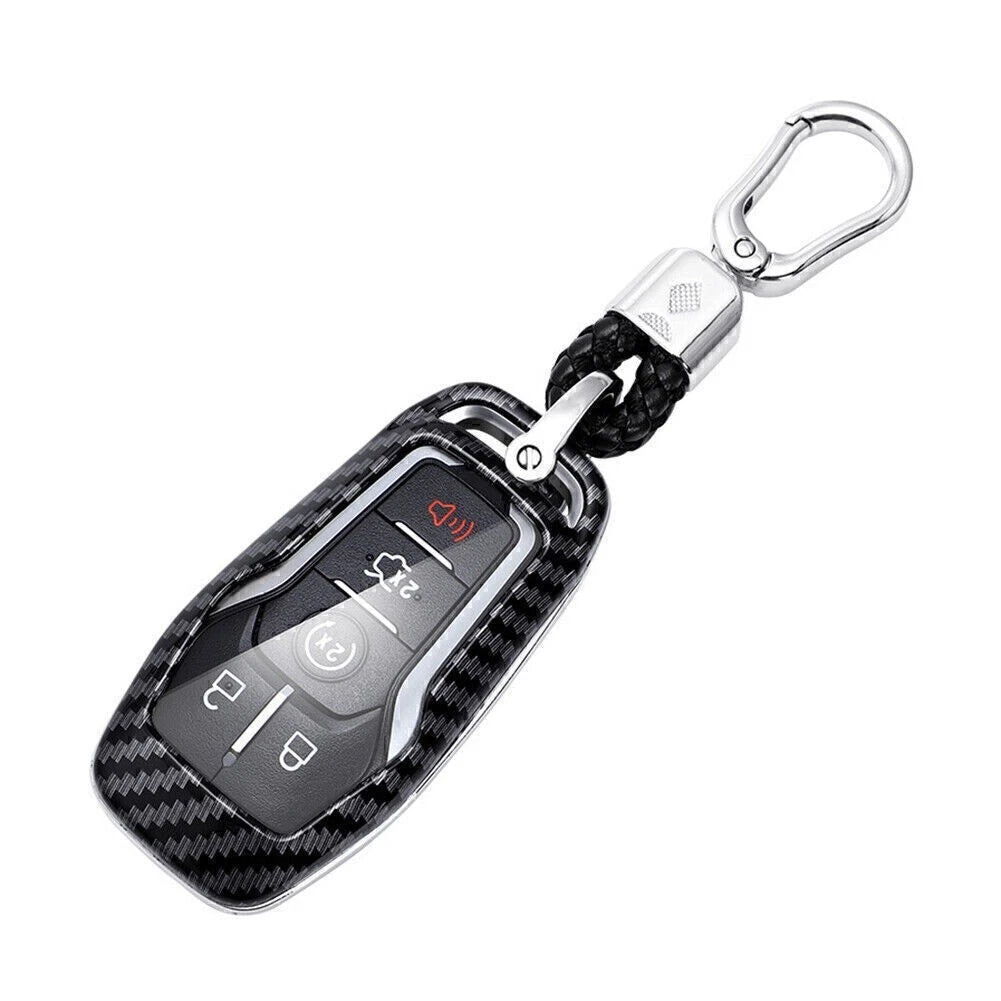 Carbon Fiber Smart Key Cover for Ford (Fit Models)