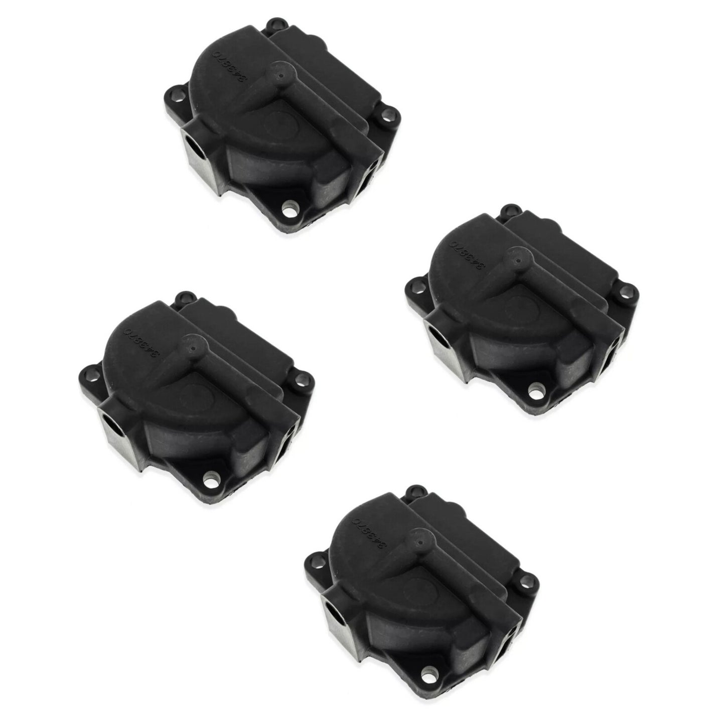 Set of 4 Carburetor Float Chambers for Johnson Evinrude 100-175