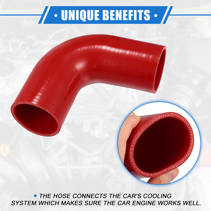 90 Degree Elbow Coupler Silicone Hose for Car Turbo Intake (60mm)