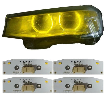 Lemon Yellow Daytime Running Light DRL chips for BMW X3 X4 (2010–2018)