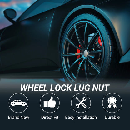 Set of 1 Type 052 Wheel Lock Lug Nut for BMW