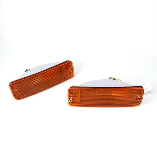 Set of 2 Bumper Turn Signal Indicator Lights for Toyota Hilux (1988–1997)