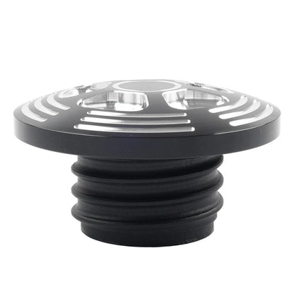 CNC Fuel Gas Tank Cap for Harley Sportster XL883 XL1200 48 Dyna Touring (2004-2023)