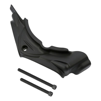 Black Cylinder Base Side Cover for Harley Touring, Dyna (2006-2016)