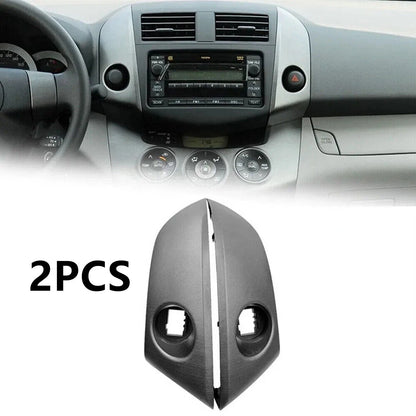 Finish Panel Trim / 2 x / Center Console Cluster for Toyota Rav4 (2006–2012)
