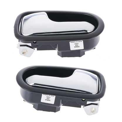 Set of 4 Chrome Inner Door Handles for Ford Courier Laser