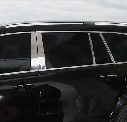10× Alloy Window Pillar Posts Panel Door Trim for Benz GLE GLS Class X167 (2020–2022)