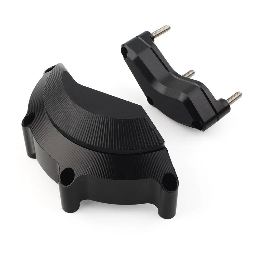 Engine Case Slider Protector Cover for Yamaha R6 (2008–2017) - Black Aluminum
