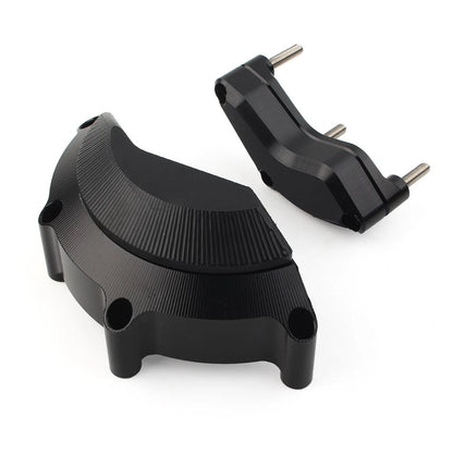 Engine Case Slider Protector Cover for Yamaha R6 (2008–2017) - Black Aluminum