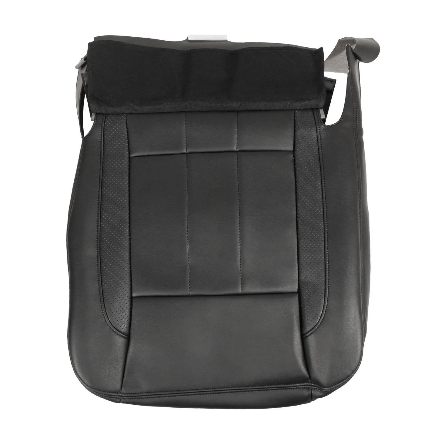 Black Faux Leather Seat Bottom Cover for Dodge Ram